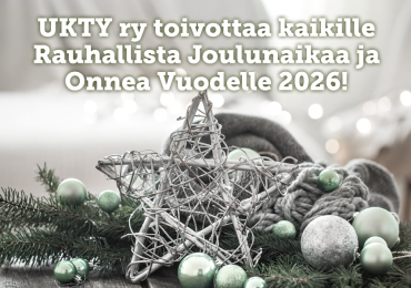 UKTY ry toivottaa kaikille Rauhallista Joulunaikaa